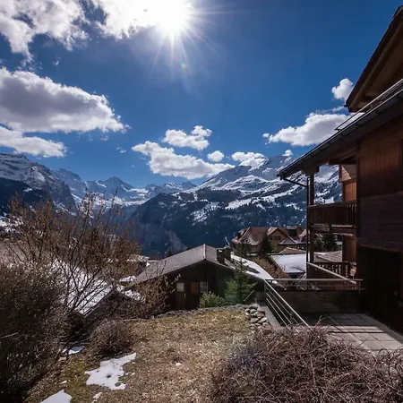 Chalet Alpenrebe Wengen Exterior photo